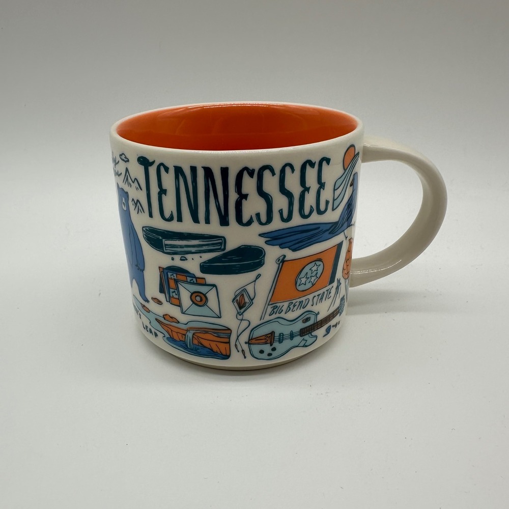 Starbucks Been There Series Tennessee Ceramic Coffee Mug, 14 Oz